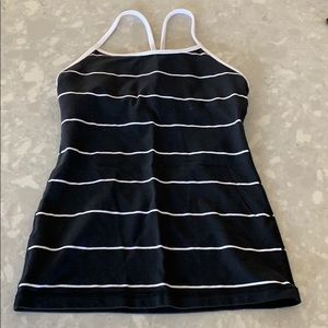Lululemon Black and White Tank